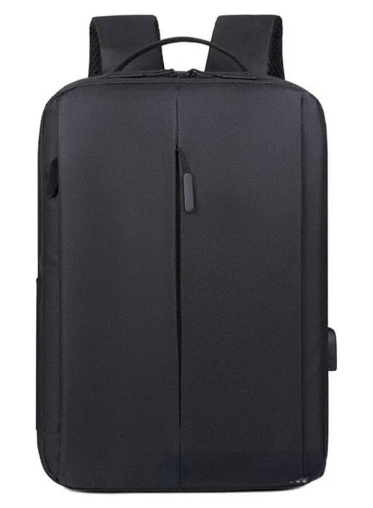 Unisex Backpack: New, easy-to-use computer backpack for travel and work, with ideal capacity for picnics, hiking, and school. BLACK. - Image 1