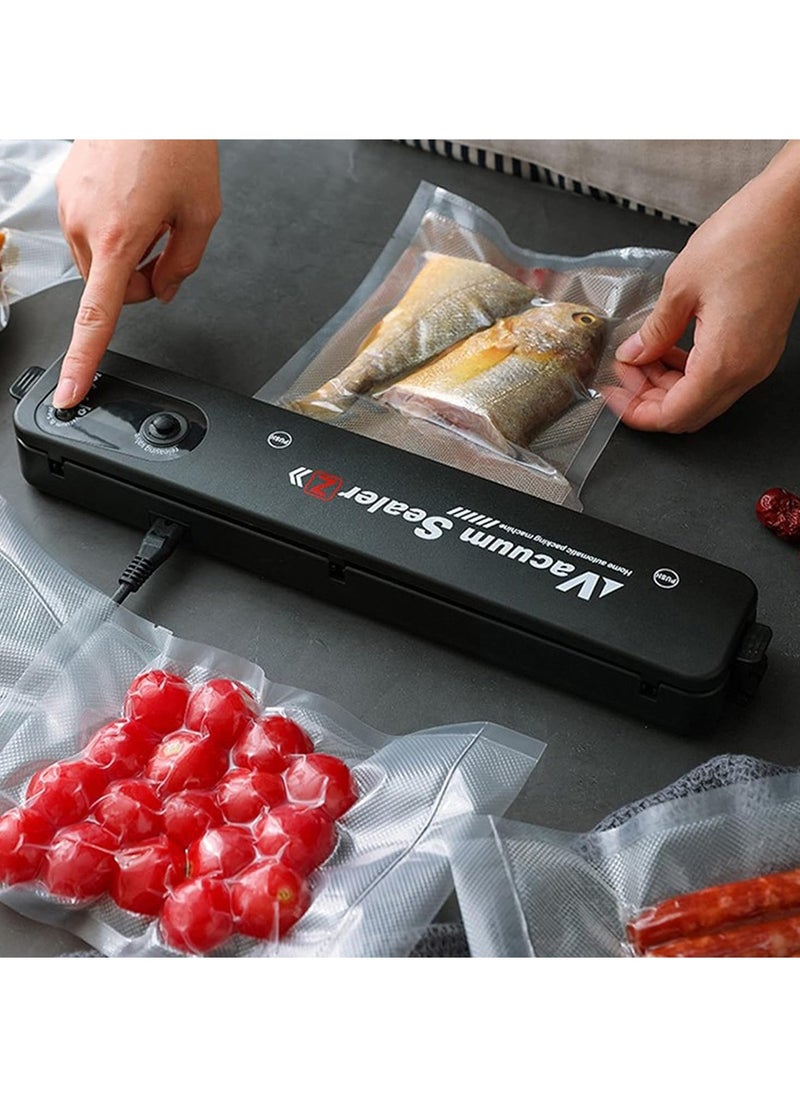 Vacuum Sealers Unlimited Portable Vacuum Sealer Home Automatic Packing Machine Black  - Image 3