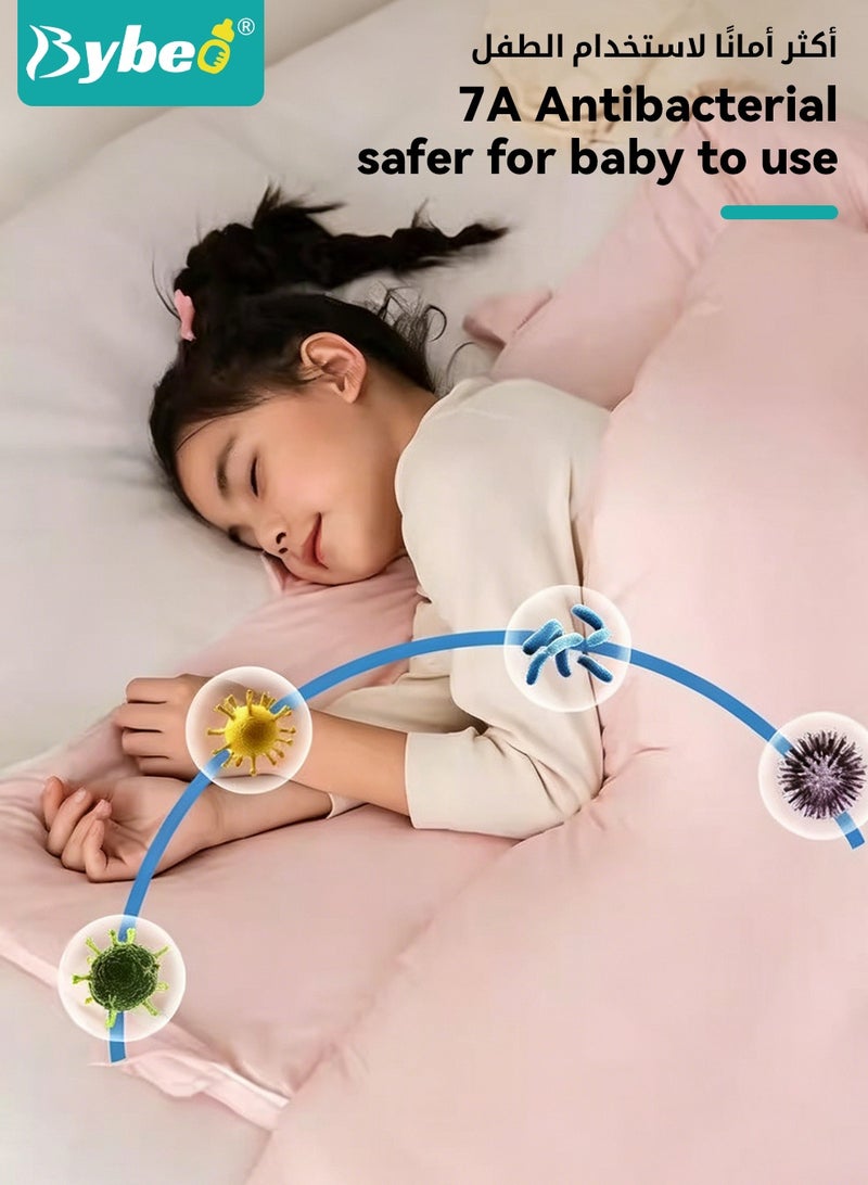 Bybeo 2-In-1 Baby Sleeping Bag & Quilt for Toddlers, Wearable Kids Blanket, Kids Sleep Sack, Toddler Milk Silk Quilt for Boys and Girls 0-8 Years Old, Machine Washable - Image 5