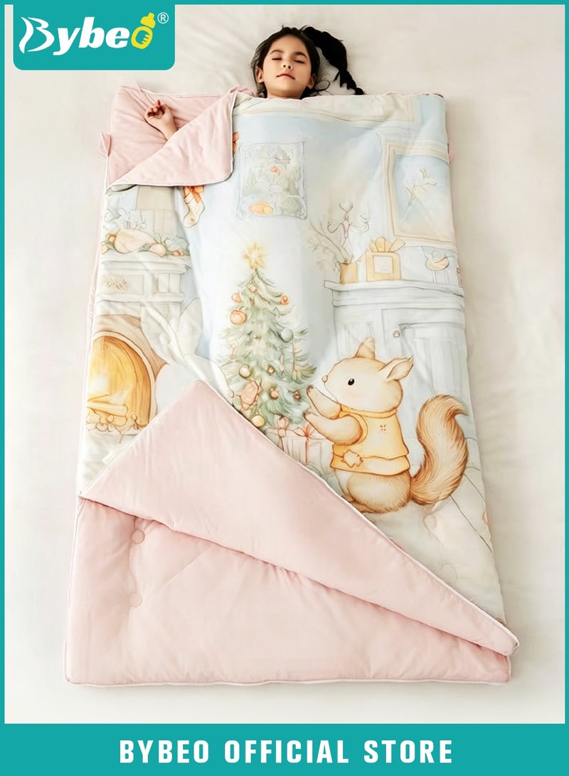 Bybeo 2-In-1 Baby Sleeping Bag & Quilt for Toddlers, Wearable Kids Blanket, Kids Sleep Sack, Toddler Milk Silk Quilt for Boys and Girls 0-8 Years Old, Machine Washable - Image 1
