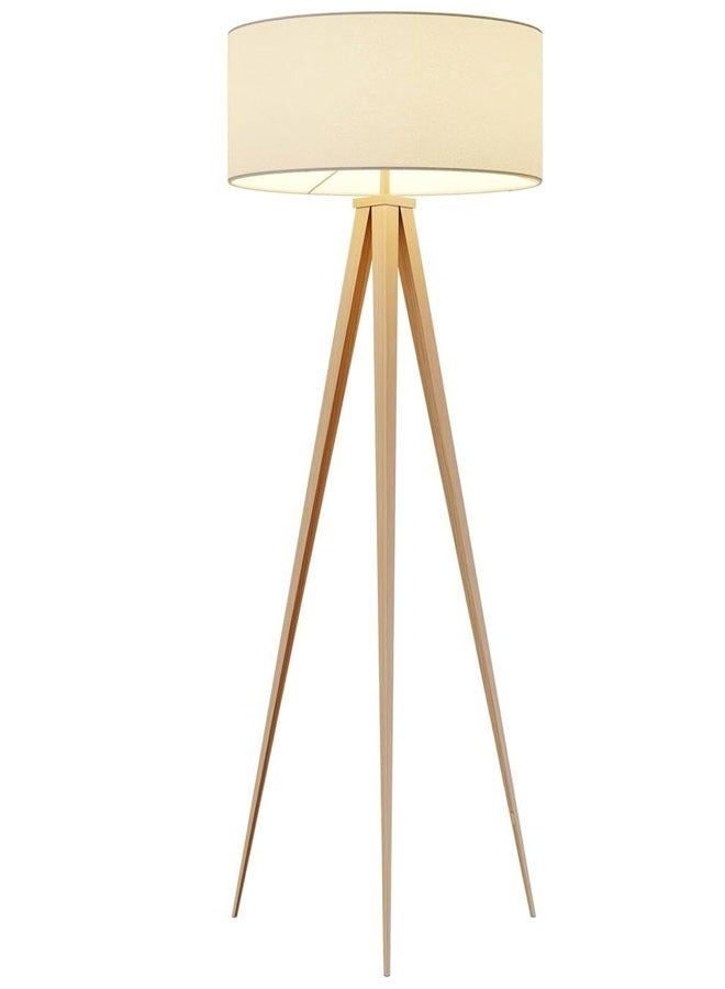 keke Nordic Modern Bedroom linen cover Standing Floor vertical lamp With 9W bulb and Remote control - Image 4