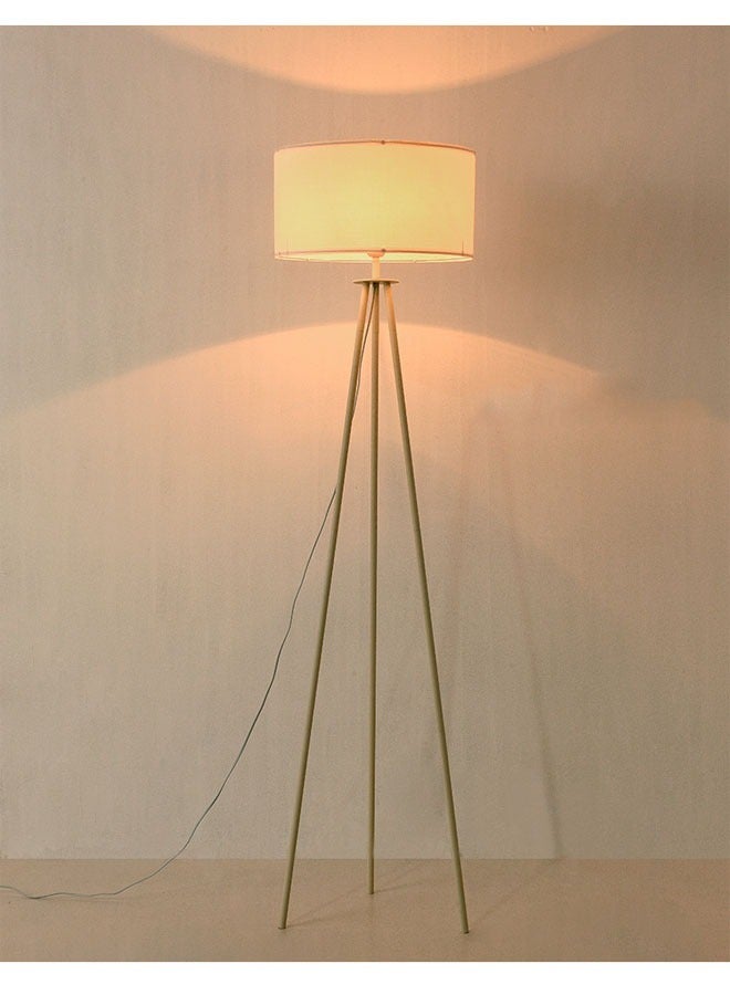 keke Nordic Modern Bedroom linen cover Standing Floor vertical lamp With 9W bulb and Remote control - Image 3