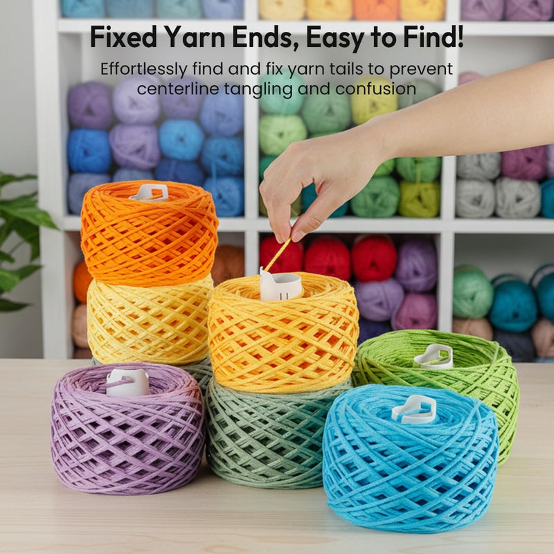 Etcokei 18pcs Yarn Ball Tube for Etcokei Electric Yarn Winder M1, Reusable ABS Yarn Cake Tube for Neat Storage & Tangle-Free Knitting/Crocheting Accessories - Image 3