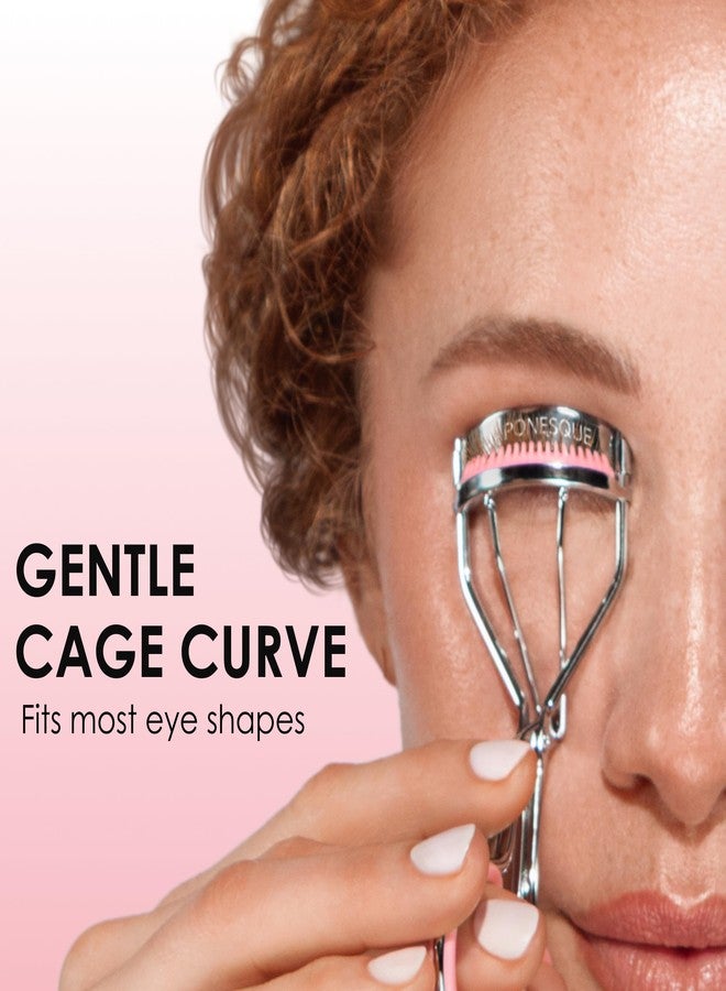 JAPONESQUE Lash Definition Eyelash Curler with 2 Unique and Different Lash Pads that Offer Different Lash Curl Effects and 4 Replacement Pads - Image 3