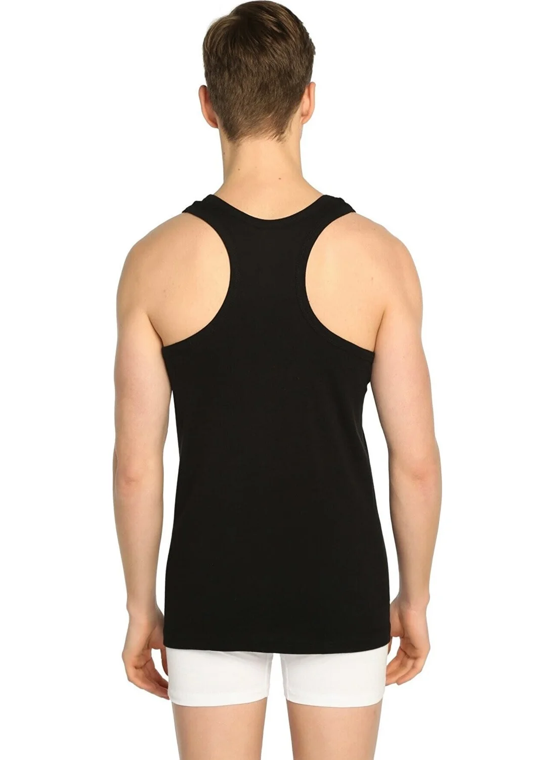 توتكو TER0118 / Ribana Sports Undershirt (6 Pieces) | Black