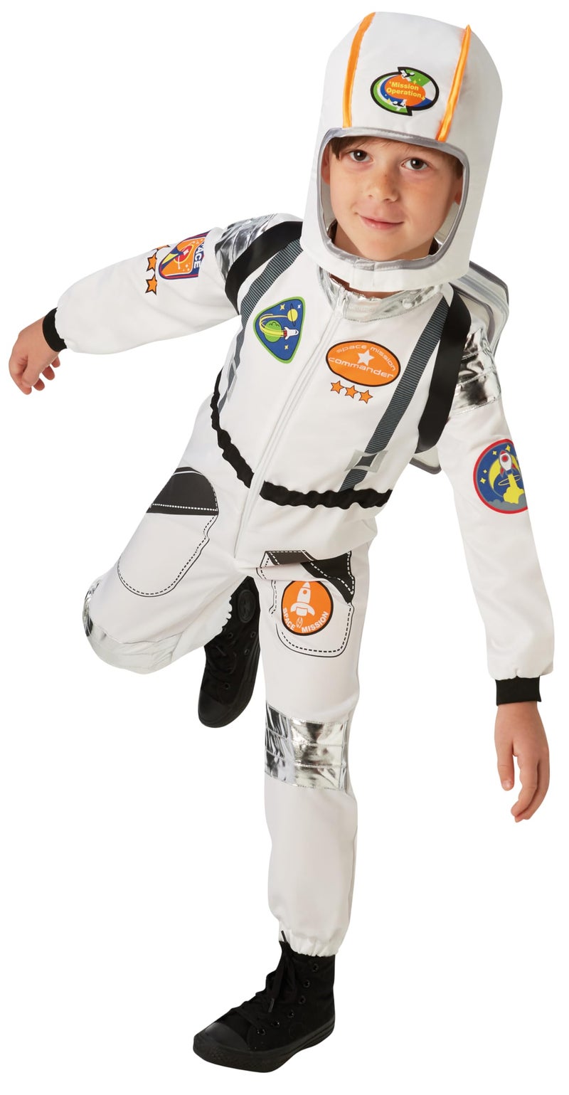 Rubies Rubie'S Book Week Astronaut Boys Fancy Dress Costume, Medium, White - Image 1