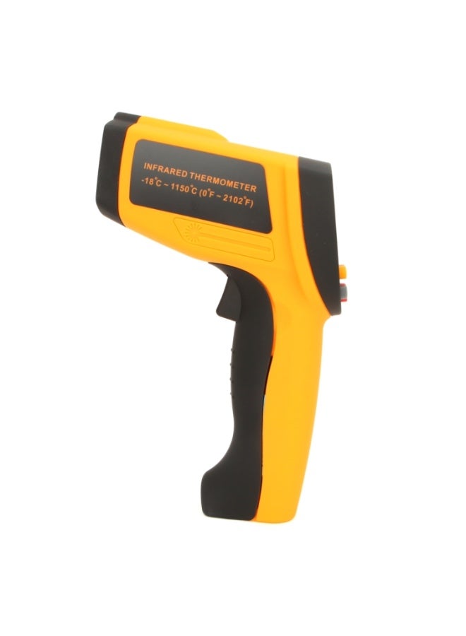 بينيتيك جهاز قياس درجة الحرارة بالأشعة تحت الحمراء GM1150 بنسبة تركيز 50:1، يقيس من ‎-18 إلى ‎1150 درجة مئوية، مزود بشاشة LCD رقمية لقياس الحرارة الصناعية (Pyrometer) مع إمكانية ضبط معامل الانبعاث من ‎0.1 إلى ‎1EM - Image 1