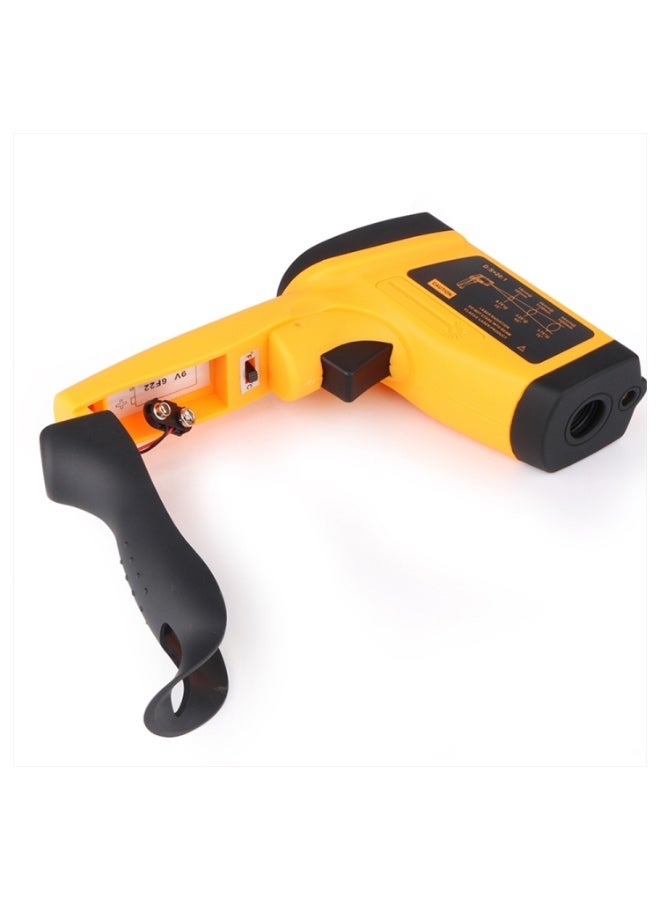 بينيتيك جهاز قياس درجة الحرارة بالأشعة تحت الحمراء GM1150 بنسبة تركيز 50:1، يقيس من ‎-18 إلى ‎1150 درجة مئوية، مزود بشاشة LCD رقمية لقياس الحرارة الصناعية (Pyrometer) مع إمكانية ضبط معامل الانبعاث من ‎0.1 إلى ‎1EM - Image 3