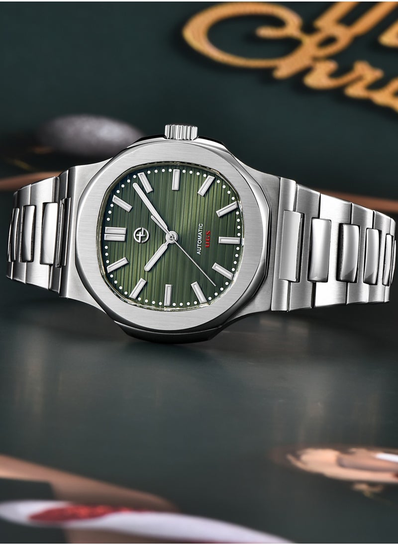 BERSIGAR - Bersigar BG-1728 Polaris Luxury Design Stainless Steel Mechanical Water Resistant Watch - Image 1