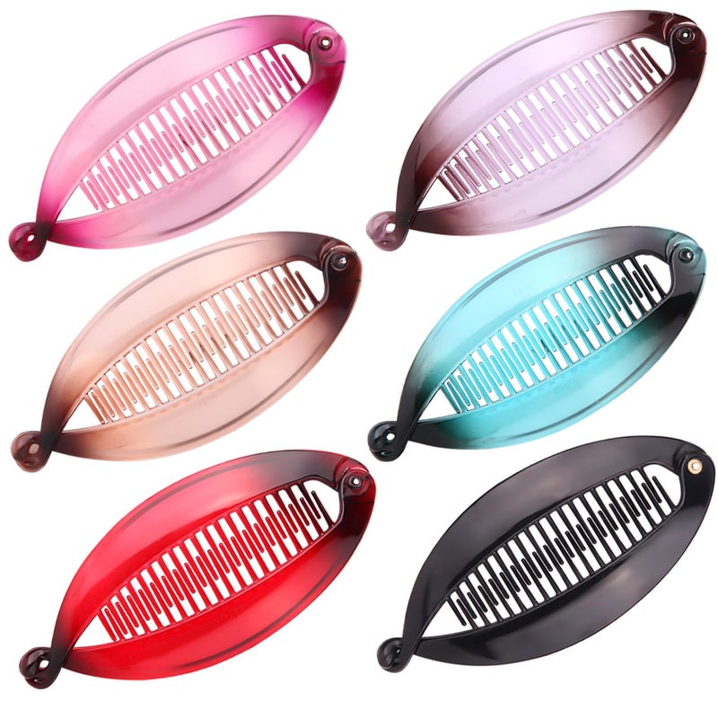 Youme Fishtail Hair Clips and Clincher Tools for Thin Hair - Double Banana Combs for Women and Girls - Image 1