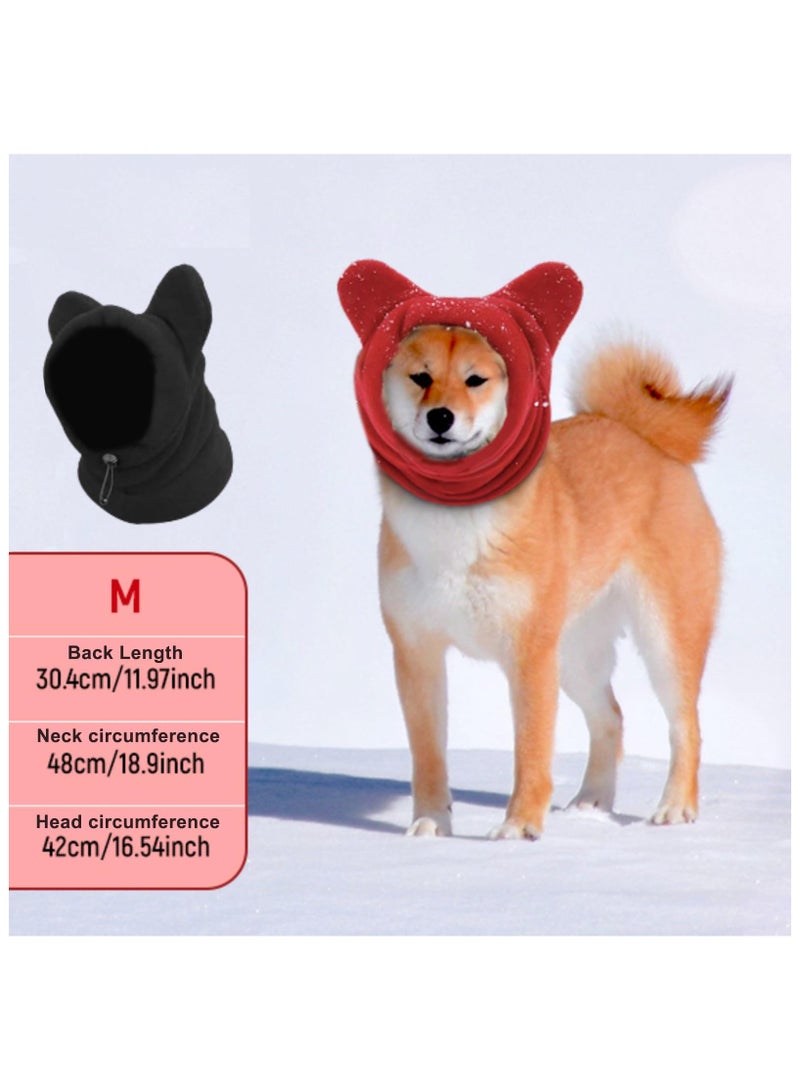 erorex Dog Hats Ear Covers for Dogs Winter Warm Hat, Dog Ear Muffs Noise Protection, Cute Dog Hood Warm Thickened Headwear Dog Hat Ears Hoodie for Large Dogs Cats Pets 2 Pcs  - Image 2