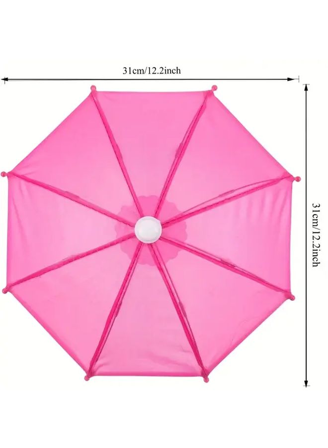 White Doll Umbrella Floral Canopy Sturdy Iron Multi Color Options American Doll Accessory - Image 2