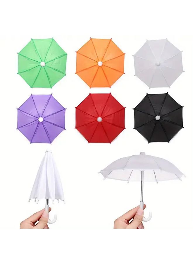 White Doll Umbrella Floral Canopy Sturdy Iron Multi Color Options American Doll Accessory - Image 1
