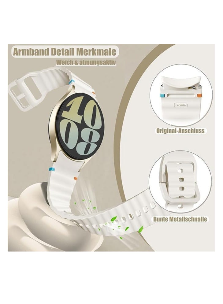 Silicone Watch Band Compatible with Watch 7 20mm - Image 2