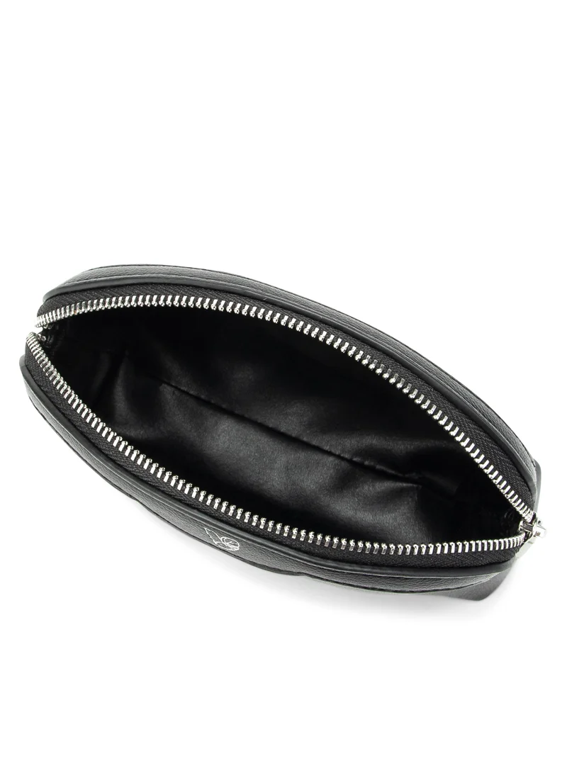 Veganologie Kora Travel Pouch Small Made From 0.5 Bamboo Stems in Black