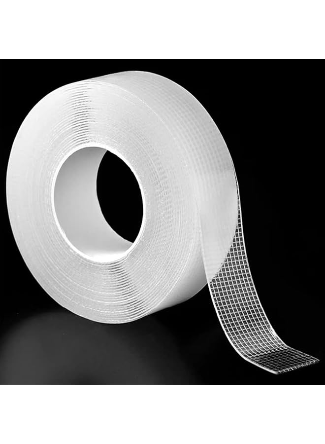 erorex Premium Double Sided Carpet Tape 0.94 Inch X 16.4Ft 5M Heavy Duty Clear Adhesive Tape For Carpets Arts And Crafts Woodworking  - Image 1