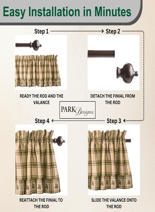 Park Designs Pine Lodge Valance, 72 x 14" - Image 4