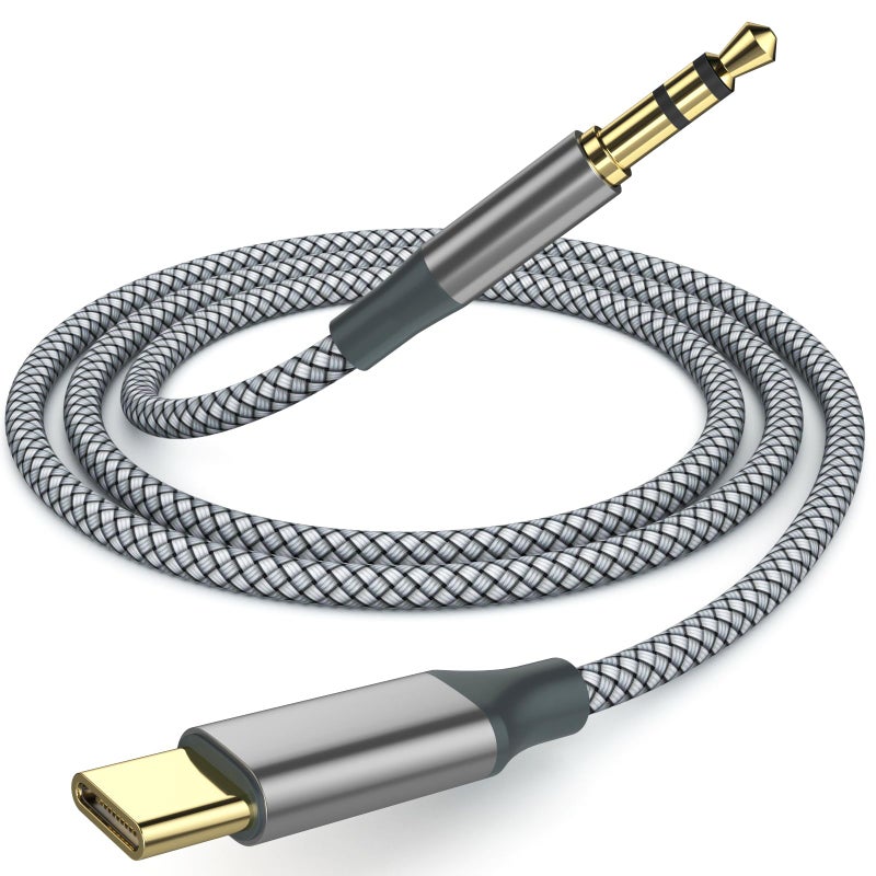 Henrety USB C to 3.5mm Aux Cable, Type C to Male Adapter Stereo Extension Audio Cord for iPhone 16 Pro Max/16 Pro, 15 Pro Max/15 Pro/15 Plus, Galaxy S23/S22/S21 Ultra, Pixel, iPad Pro, MacBook(3.3Ft) - Image 1