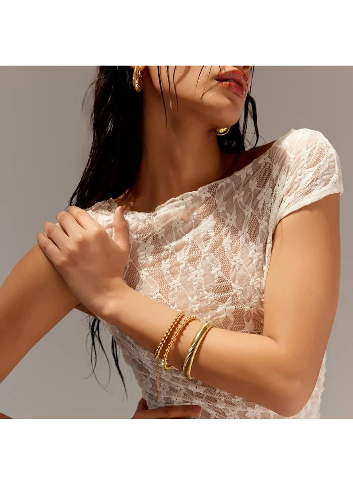 noya 18K Gold Plated Maya Bracelet