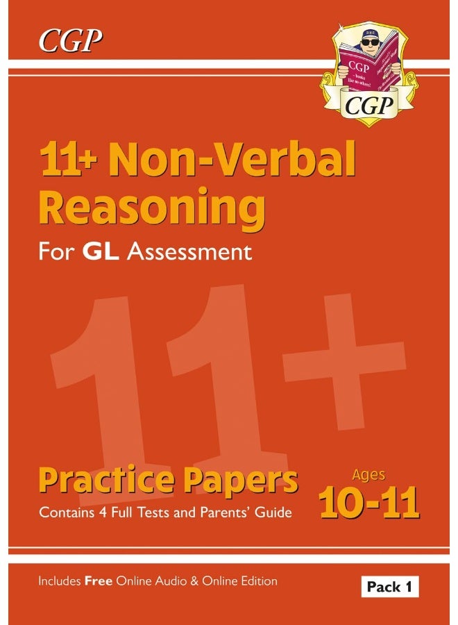 11+ GL Non-Verbal Reasoning Practice Papers: Ages 10-11 Pack 1 (inc Parents' Guide & Online Ed) - Image 1