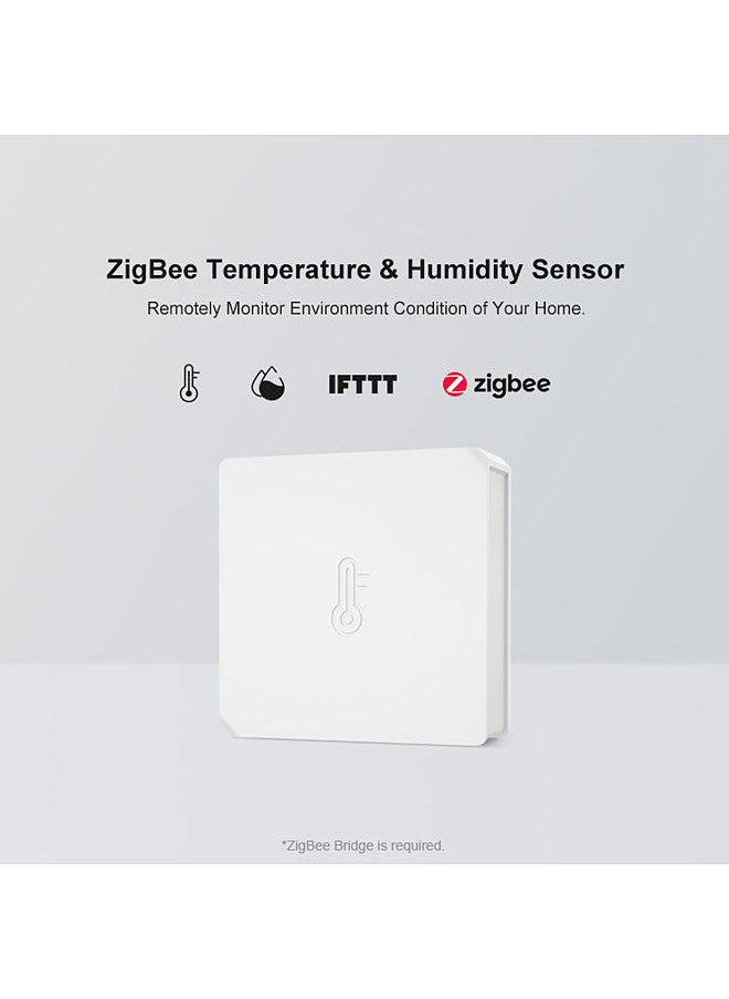 SNZB-02 ZigBee Temperature And Humidity Sensor Real Time Low-battery Notification Works with SONOFF ZigBee Bridge eWeLink APP Remote Control