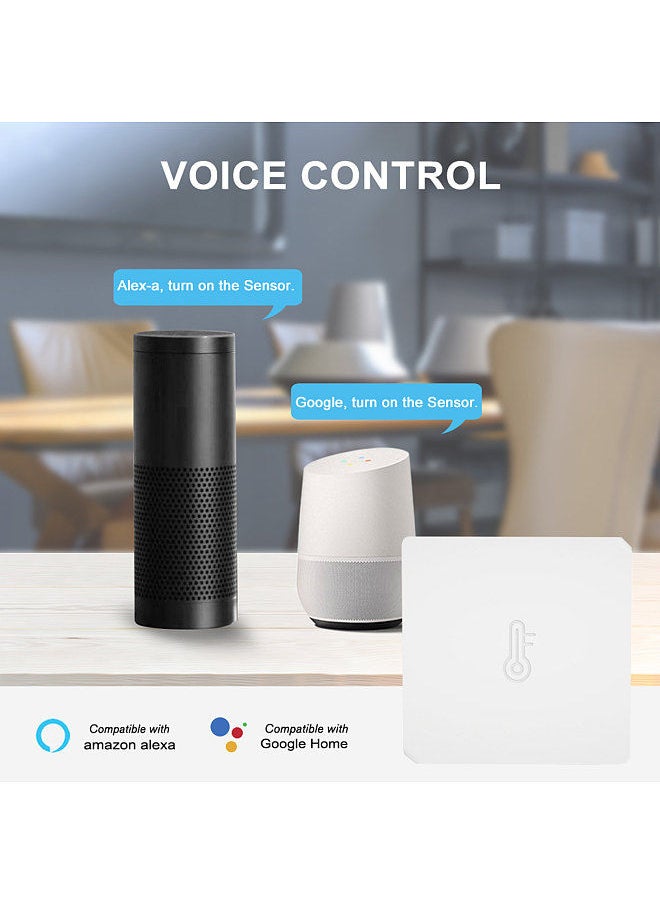 SNZB-02 ZigBee Temperature And Humidity Sensor Real Time Low-battery Notification Works with SONOFF ZigBee Bridge eWeLink APP Remote Control