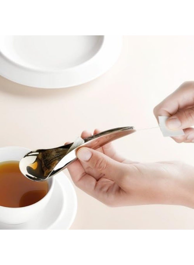 Alessi AS01 TÃ¨o - Spoon for tea bag in 18/10 stainless steel mirror polished. - Image 4