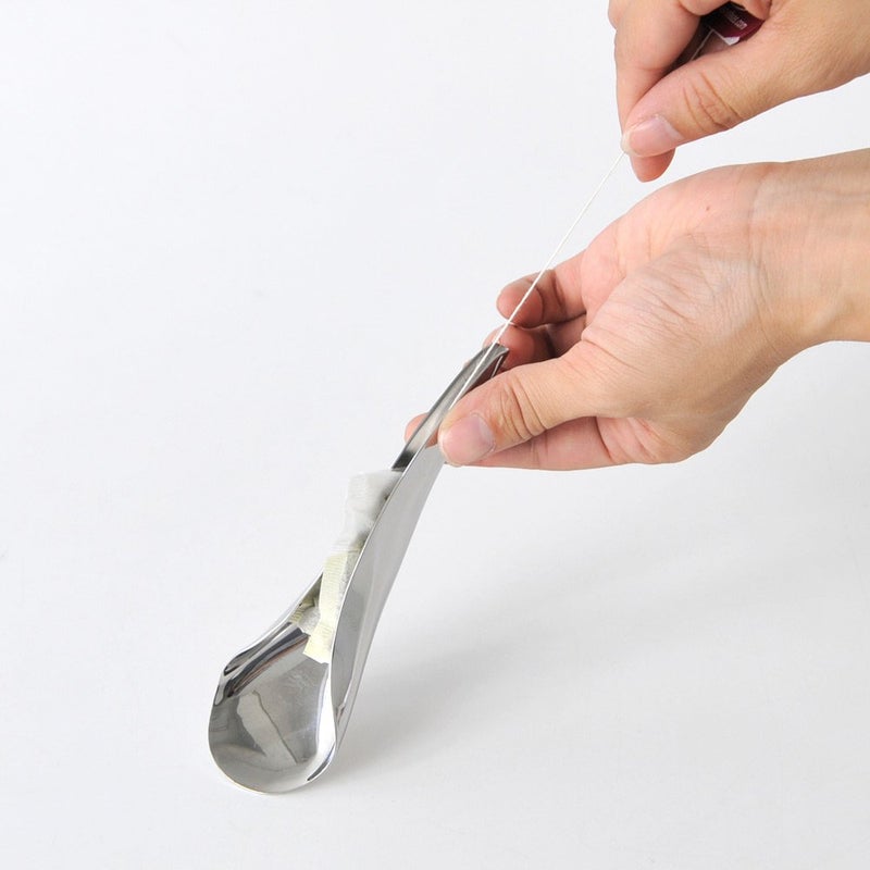 Alessi AS01 TÃ¨o - Spoon for tea bag in 18/10 stainless steel mirror polished. - Image 2