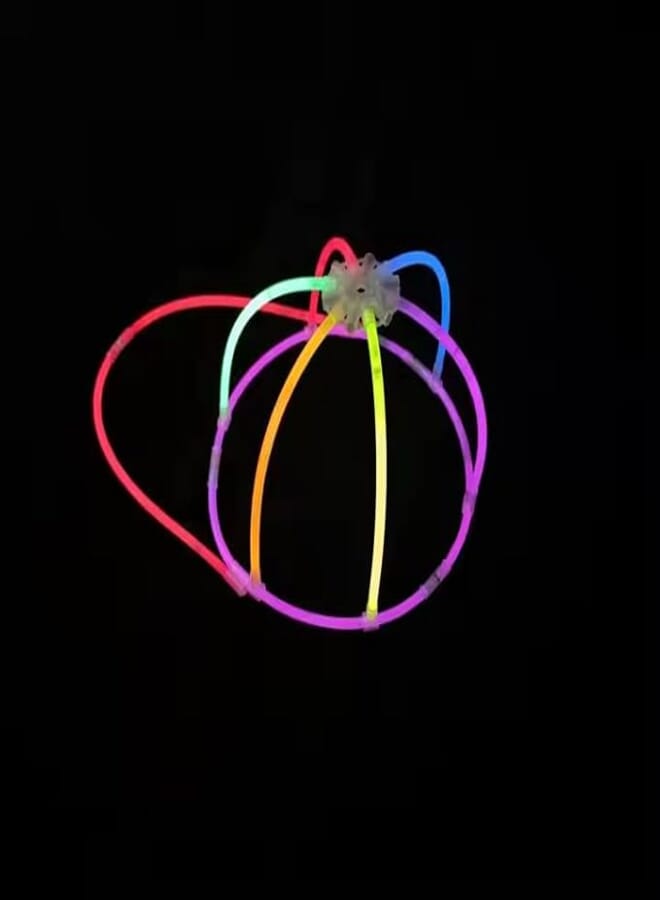 Multicolor LED Glow Crown, Light-up Party Headband, Rainbow Neon Colors