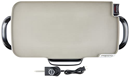 Presto! Presto 07062-22-Inch Ceramic Removable Handles Electric Griddle, Grey Ceramic - Image 2