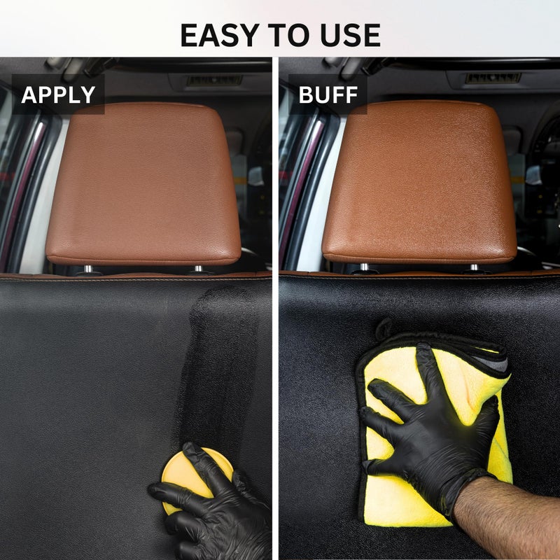 The Pro StuffÂ® Auto Leather Conditioner for Car Interior & Seats | Leather Protector & Repair Treatment | Shine & Protect | Easy Apply, No-Residue Clear Formula | Leather Care for Couch, Jacket, Shoe - Image 5