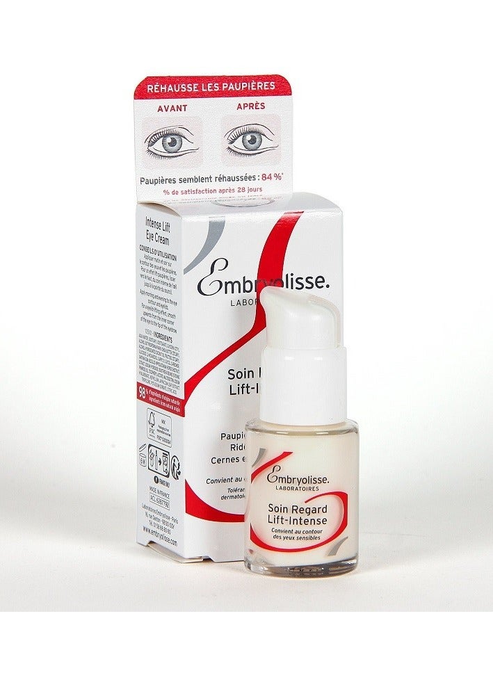 Embryolisse Intense Lift Eye Cream Reduce Wrinkle Dark Circle and Eye Bags Lift Eyelids 15ml