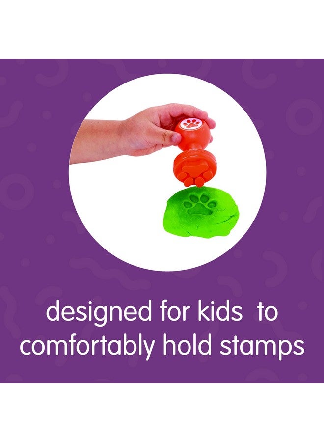 Colorations Easy Grip Arts & Crafts Shapes And Numbers Dough Stampers Set Of 26 (Item Doughsn) - Image 4