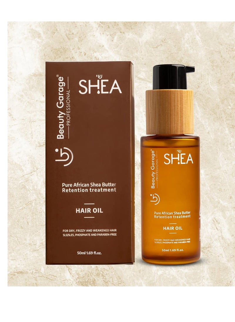 Beauty Garage Pure African Shea Butter Retention Treatment Hair Oil 50ml…  - Image 5