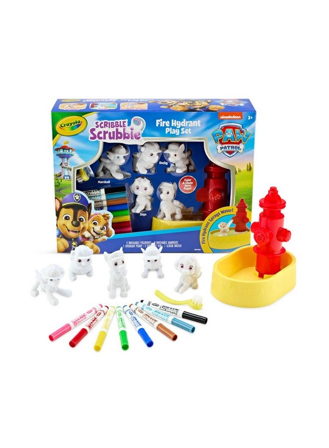 Crayola مجموعة ألعاب كرايولا سكريبل سكروبيز من باو باترول، تماثيل باو باترول، لعبة باو باترول للأولاد والبنات، هدية للأطفال، أعمار 3 سنوات فما فوق - Image 1