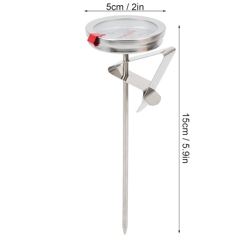 Ejoyous Stainless Steel Fry Thermometer, 50℃ to 300℃ Stainless Steel Roasting Thermometer Frying and Grilling Deep Fry Thermometer - Image 3