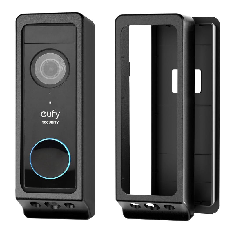 Annkoifu Anti-Theft Video Doorbell Mount for Eufy Doorbell E340/Wyze Duo Cam Doorbell, No-Drill Adjustable Mounting Bracket for Eufy E340, Apartment Door Bell Kits for Wyze Doorbell Camera for Home Rentals - Image 1