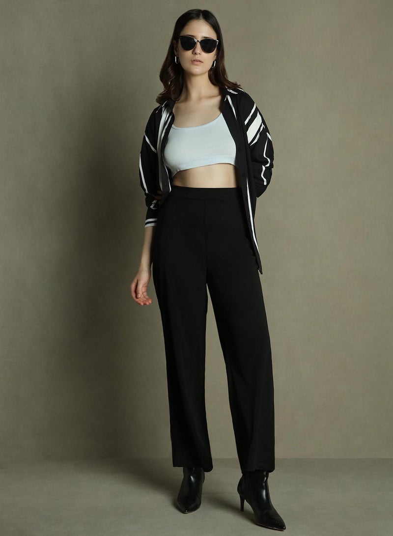 Dennis Lingo Black Pants For Women - Image 1