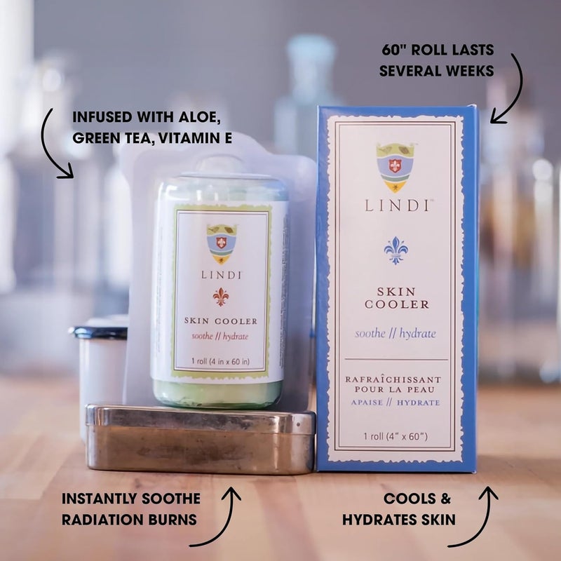Lindi Skin Cooler Roll Cooling HydroGel Formulated To Reduce Redness And Inflammation 1 Roll 4 in wide x 60 in long - Image 3