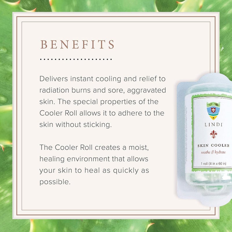 Lindi Skin Cooler Roll Cooling HydroGel Formulated To Reduce Redness And Inflammation 1 Roll 4 in wide x 60 in long - Image 4