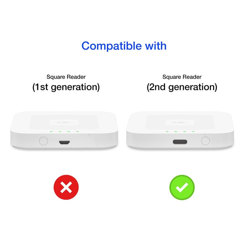 ENCASED Magnetic Case Designed for Square Reader Contactless and Chip 2nd Gen (Compatible with MagSafe) Black - Image 2