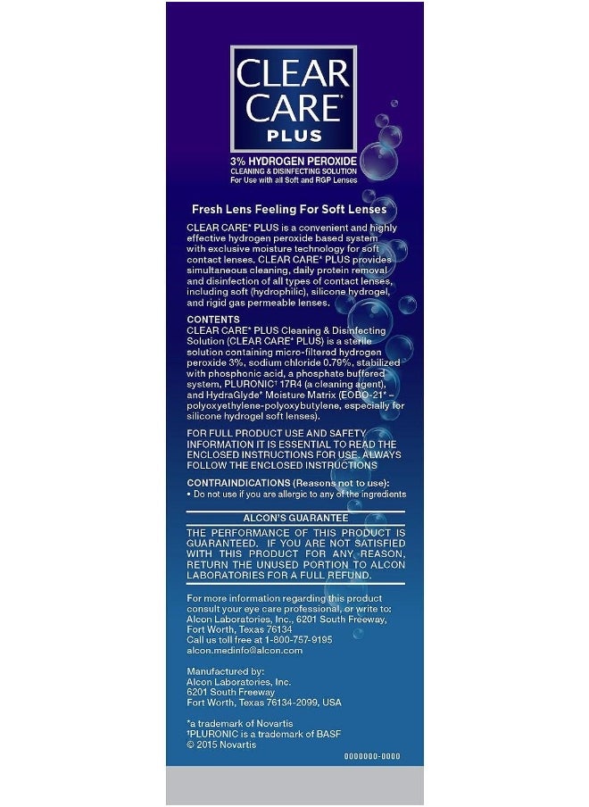 Clear Care CLEAR CARE Hydraglyde Disinfecting Solution Twin Pack - 16oz  - Image 4