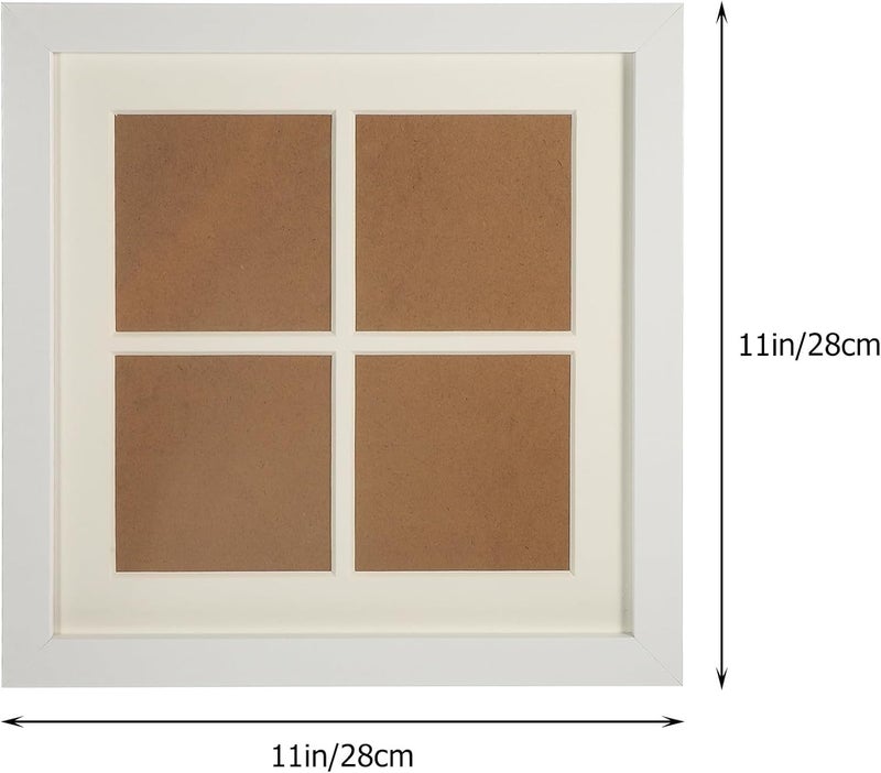 10x10 Square Photo Frame for Canvas and Oil Painting White Wall-mount Art Frame for DIY Picture Display for Home and Office Wall Décor - Image 2