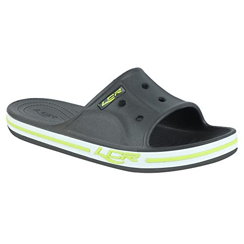 Lancer MENS SLIDE-HERO-T.GRY1 GREY SLIPPERS - Image 1