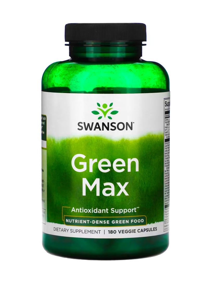 سوانسون Green Max  180 كبسولة نباتية
