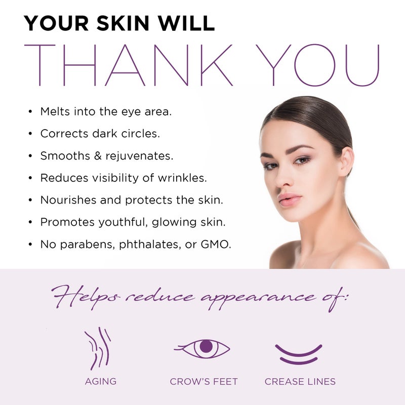 Azure Collagen & Vitamin C Anti Aging Eye Serum - Toning, De-Puffing Serum - Reduces Wrinkles, Fine Lines & Dark Circles - Minimizes Fatigue - Skin Care Made in Korea - 30mL / 1 fl.oz. - Image 4