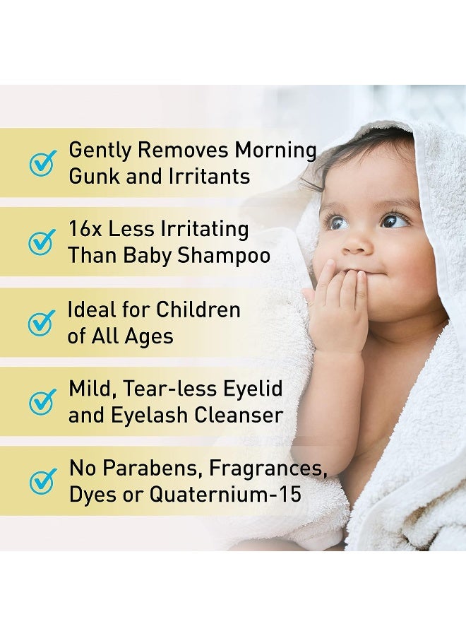 OCuSOFT Baby Eyelid and Eyelash Cleanser, Pre-Moistened Towelette, White/Blue 20 Count - Image 3