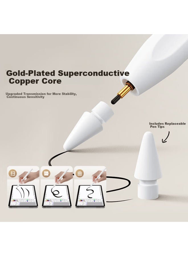 WITGOER Zhiguozhe Capacitive Stylus Pen For Ipad [1:1 Top Configuration] Compatible With Apple Pencil Touch, 25 New Models, 1st And 2nd Generation, Ipad Air 7, Mini 6, Pro 11/10.9, Magnetic Anti-mistouch - Image 2