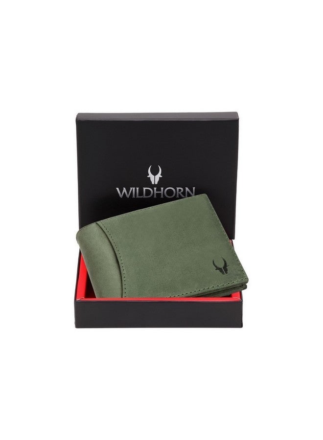 WildHorn Wildhorn India Oliver Green Leather Men's Wallet (WH7311GREEN) - Image 1