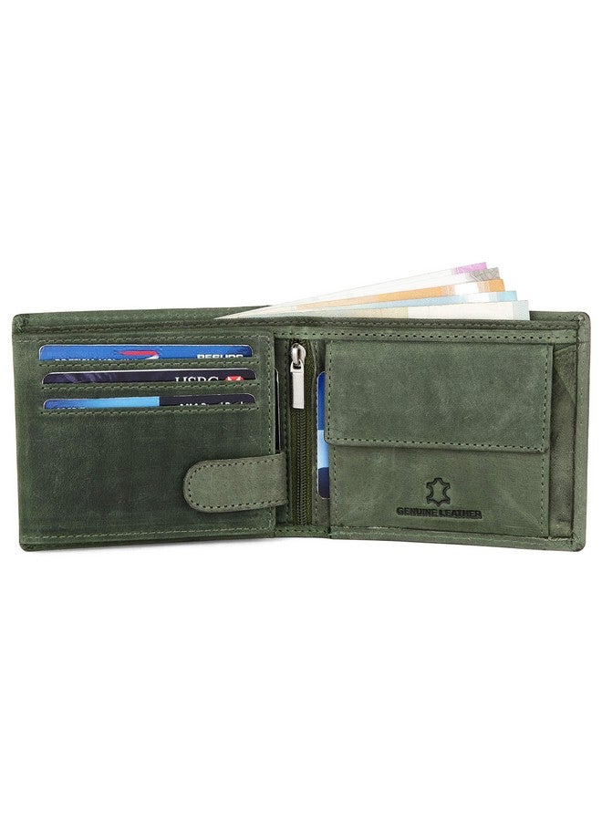 WildHorn Wildhorn India Oliver Green Leather Men's Wallet (WH7311GREEN) - Image 3